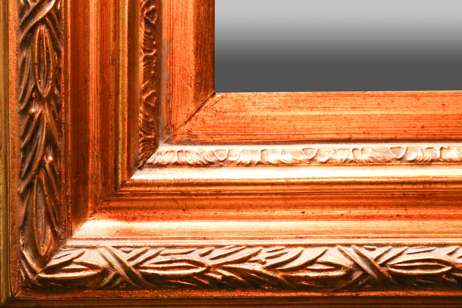 Gold Toned Wall Mirror EBTH